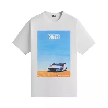 Футболка Kith x BMW Retro Vintage Tee White, белый