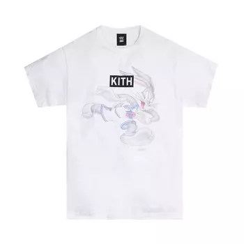 Футболка Kith x Looney Tunes Tunesquad Vintage Tee 'White', белый