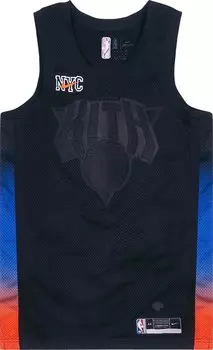 Футболка Kith x Nike For New York Knicks Jersey Swingman 'Black', черный
