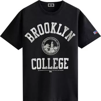 Футболка Kith x Russell Athletic For CUNY Brooklyn College Vintage Tee 'Black', черный