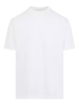 Футболка Kiton из хлопка с круглым вырезом, белый