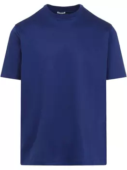 Футболка Kiton из хлопка, синий