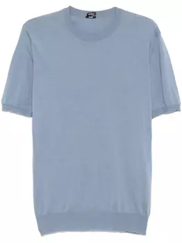 Футболка Kiton из хлопка, синий