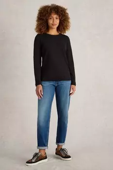 Футболка клара из 100% хлопка White Stuff, черный