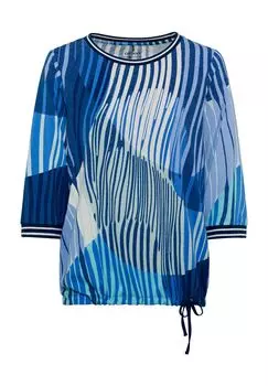 Футболка Клара, рукав 3/4, на кулиске, женская olsen, цвет Night Blue