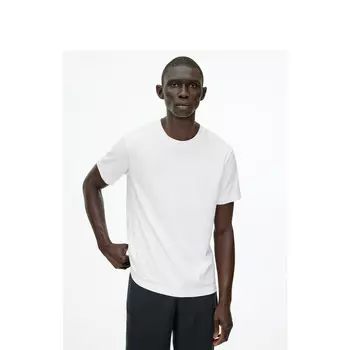 Футболка классическая Arket с круглым вырезом, белый