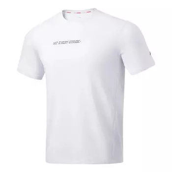 Футболка классическая футболка в стиле лайфстайл Li-Ning, белый