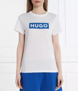 Футболка классическая tee_b Regular fit Hugo Blue, белый