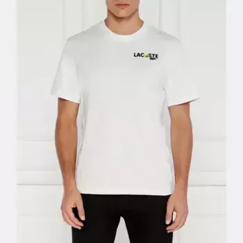 Футболка классического кроя Lacoste, белый