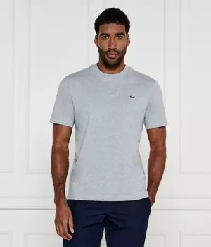 Футболка классического кроя Lacoste, серый