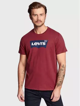 Футболка классического кроя Levi's, красный