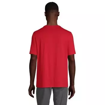 Футболка классического кроя с карманами Big & Tall Super-T Lands' End