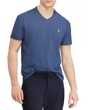 Футболка классического кроя с V-образным вырезом Polo Ralph Lauren