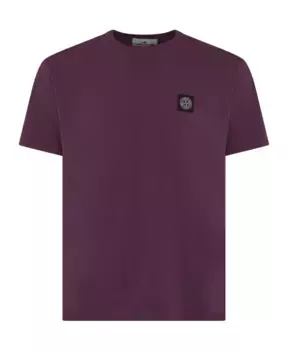 Футболка классического кроя Stone Island, фиолетовый