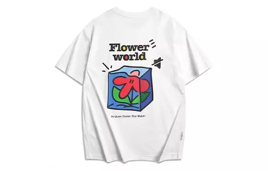 Футболка ко-бренда Agaho X AGAHO унисекс Xtep, белый