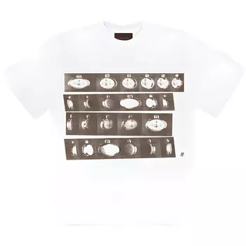 Футболка ко-бренда AUDEMARS PIGUET унисекс белая Travis Scott, белый