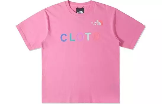 Футболка ко-бренда North X CLOT, унисекс, розовая The North Face, розовый