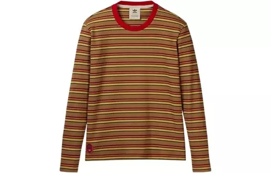 Футболка ко-бренда Wales Bonner унисекс хаки Adidas Originals, желтый