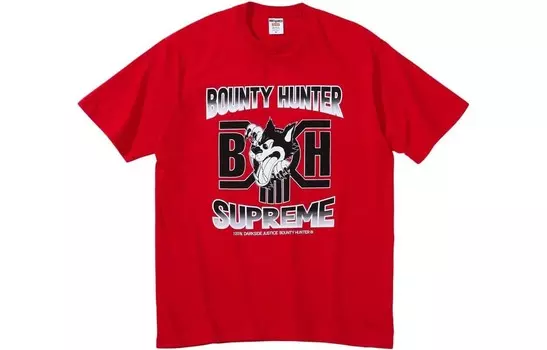Футболка ко-бренда X BOUNTY HUNTER унисекс Supreme, красный