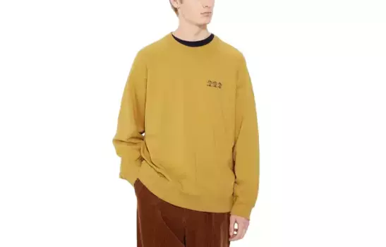 Футболка ко-брендовой серии X PEANUTS, унисекс, хаки Uniqlo, желтый