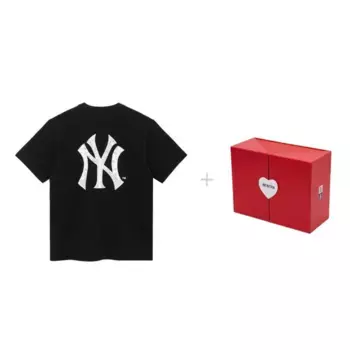 Футболка ко Дню святого Валентина, унисекс, черная New Era, черный