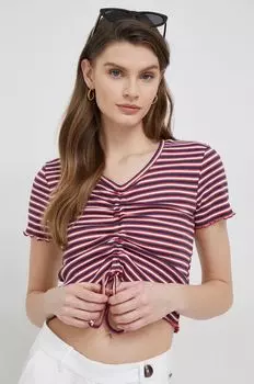 Футболка Коди Pepe Jeans, бордовый