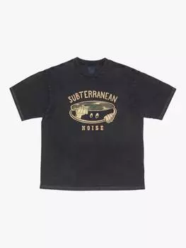 Футболка koffe с подземным шумом Nudie Jeans, цвет Anthracite