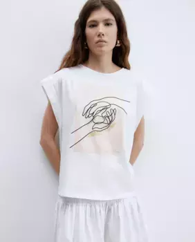 Футболка коллаборации с ONCE Sfera, белый