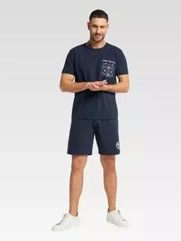 Футболка коллатуццо Carlo Colucci, синий