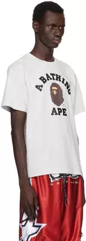 Футболка колледжа BAPE, серый