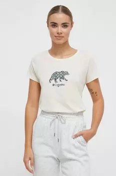 Футболка Колумбия Columbia, бежевый