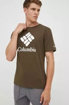 Футболка Колумбия Columbia, зеленый