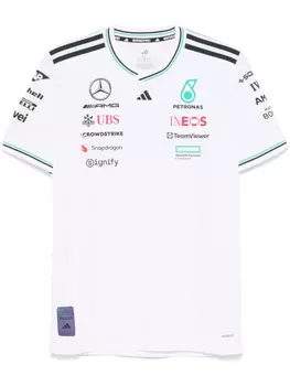 Футболка команды Формулы-1 adidas Pilot Mercedes-AMG Petronas, белый