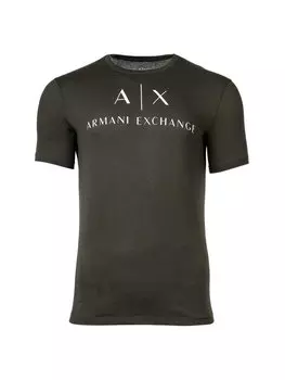 Футболка комфортного кроя Armani Exchange, зеленый