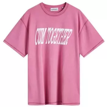 Футболка «Кончи вместе» Carne Bollente, розовый