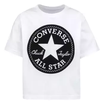 Футболка Конверс "для девочек" Converse, белый