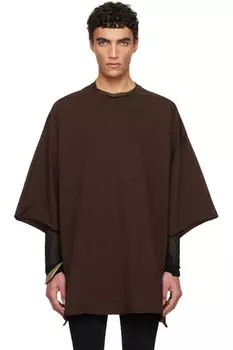 Футболка коричневая Hollywood Tommy Rick Owens
