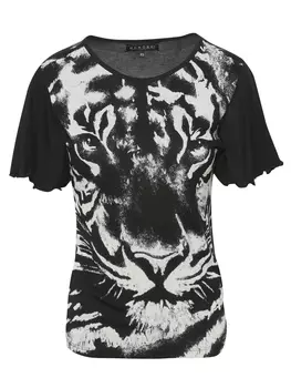 Футболка KOROSHI KURZRMELIGES OBERTEIL, черный