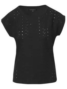 Футболка KOROSHI KURZRMELIGES OBERTEIL, черный