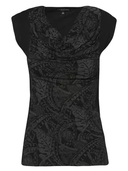 Футболка KOROSHI KURZRMELIGES OBERTEIL, черный