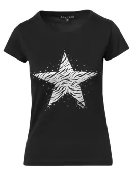 Футболка KOROSHI KURZRMELIGES OBERTEIL, черный