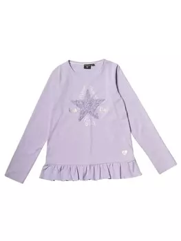 Футболка KOROSHI LANGRMELIGES MDCHEN T SHIRT, цвет lila/flieder