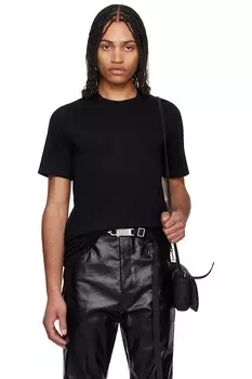 Футболка короткая Hollywood level Rick Owens, черный