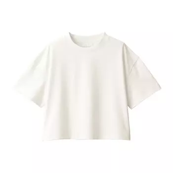 Футболка короткая Muji Walker женская, серый