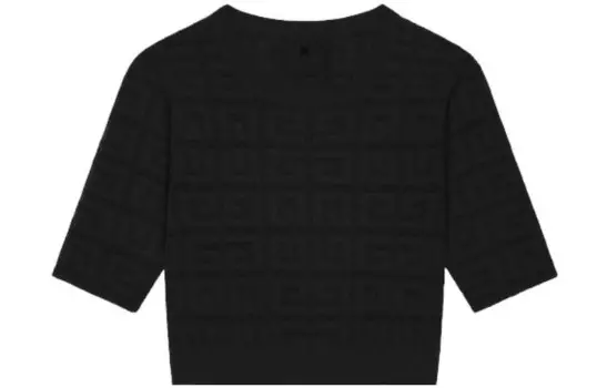 Футболка короткая женская Givenchy, черный