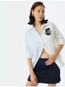 Футболка KOTON, цвет blau gestreift