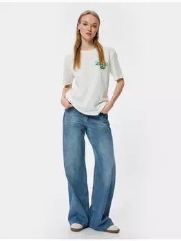 Футболка KOTON, цвет ekru