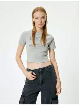 Футболка KOTON, серый