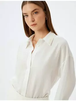 Футболка KOTON Shirt, цвет Grauwei