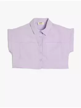 Футболка KOTON Shirt, фиолетовый